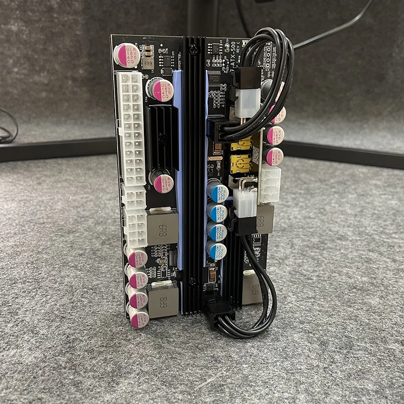 Diyeeni 12V 120W Netzteilmodul - DC Power Supply Mit 24-poligem ATX Kabel Für Mini-PCs