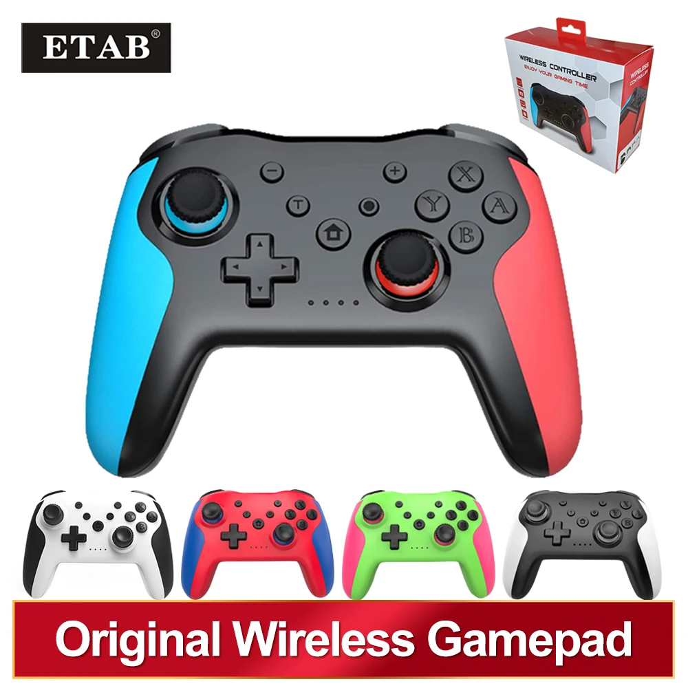 Original Wireless Controller Bluetooth For Nintendo Switch Pro Pc Ps3 Joystick Gamepad Nfc Professional Lag Free Gamepad Sell Out Shop