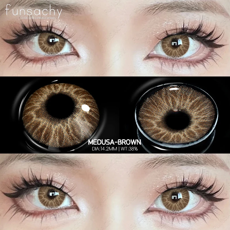 Vibrant Natural Colored Contact Lenses - Blue & Green Hues