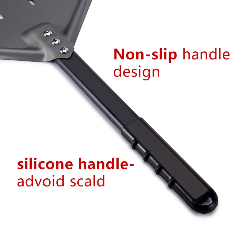 12 inches polearm Pizza Peel Aluminum Shovel With Paddle Pastry Baking Accessories baking tool KT281