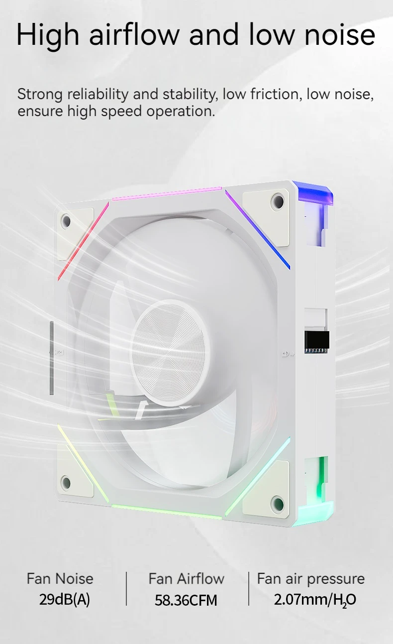JM-5 High Performance PC Case Fan Strong Heat Dissipation Cooling Case Fans Comp