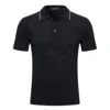 OECHSLI T-shirt Silk 2025 New Men's short Sleeve Breathable geometry pattern and Solid color Suitable for gentleman M-5XL 3
