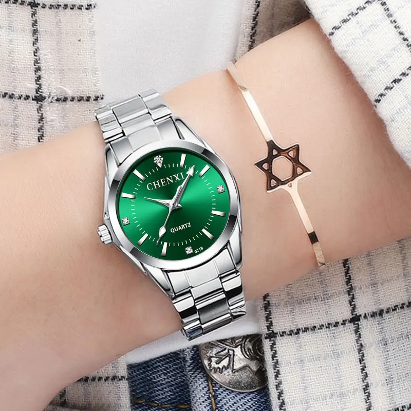 

CHENXI Fashion Watch Ladies Golden Silver Women Quartz Watch Female Elegant Clock Luxury Gift Waterproof Wristwatch Dropshipping