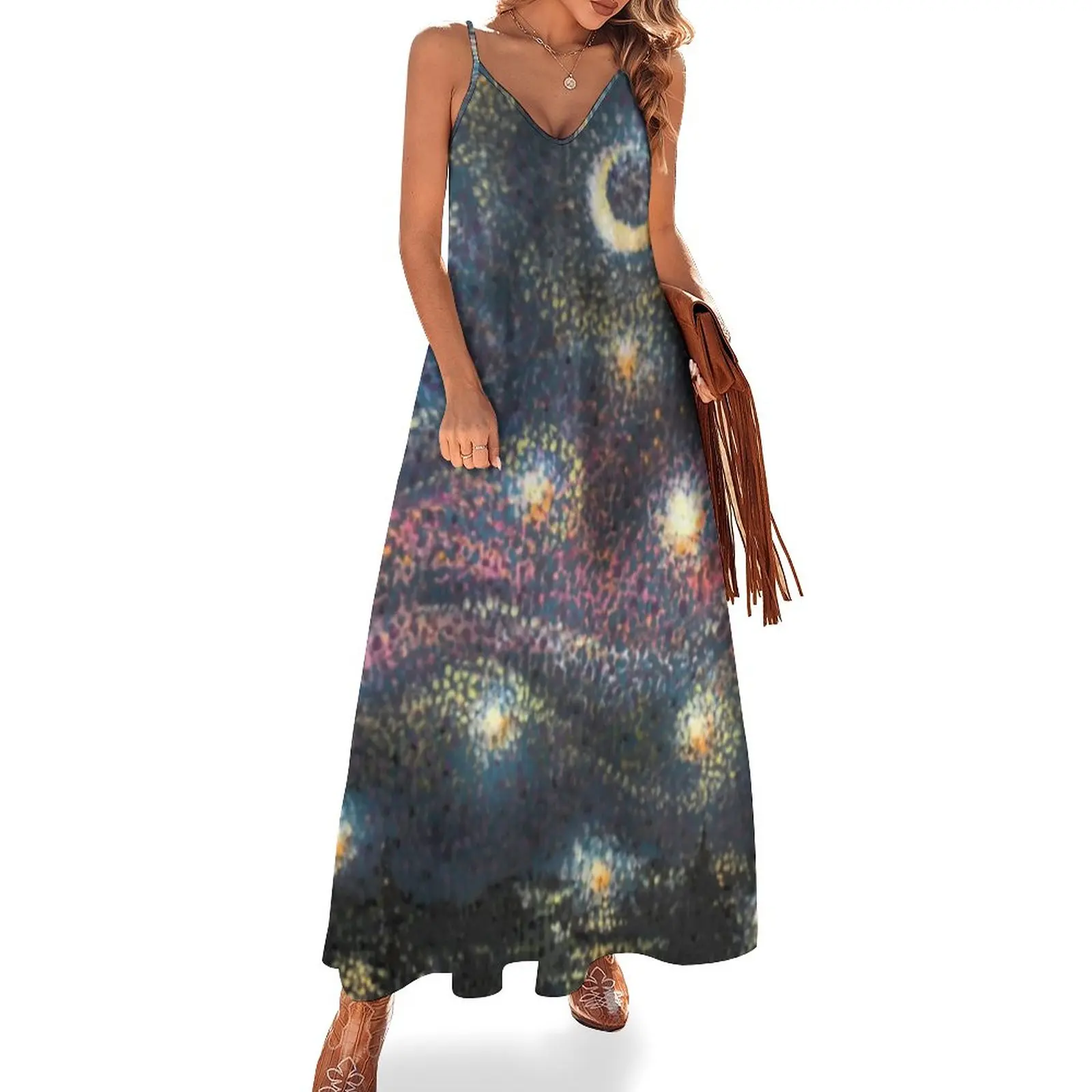 

Starry Night 2 of 3 Sleeveless Dress dress women summer summer woman dress 2024 prom dresses
