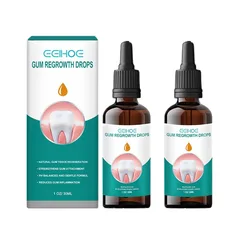 Gum Repair Oral Care Drops - Natural Formula for Periodontal Relief and Health (2pcs)