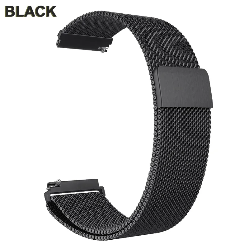 Magnetic Loop Watch Strap with TPU Case and Screen Protector - 20mm