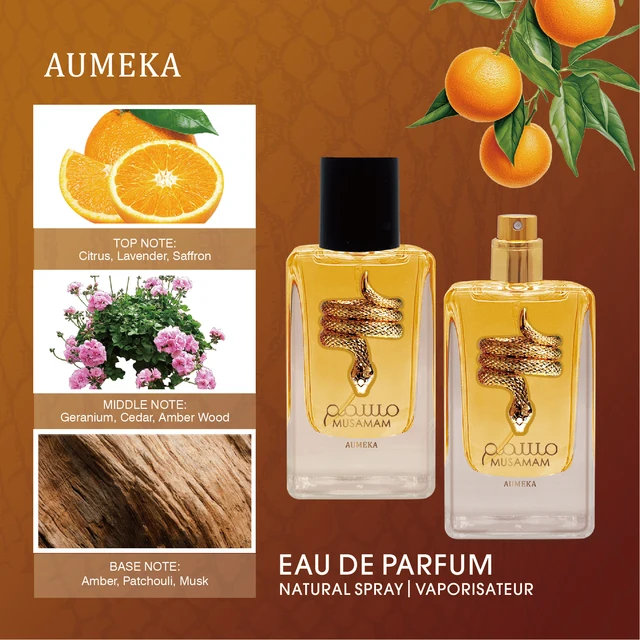 AUMEKA Parfüm für Männer Original Luxus Arabes Woody Langlebiges Eau de Parfum Mann Geschenk Make-up 65 ml AU7323