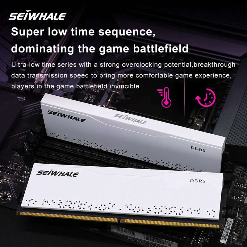SEIWHALE Memoria RAM DDR5 16GB 6000MHz Desktop Memory UDIMM