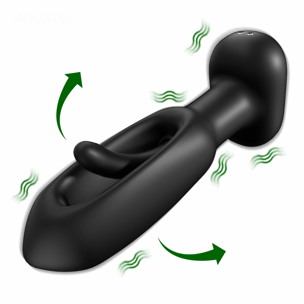 Masseur de prostate vibrant et plug anal connecté par application_voghion.com
