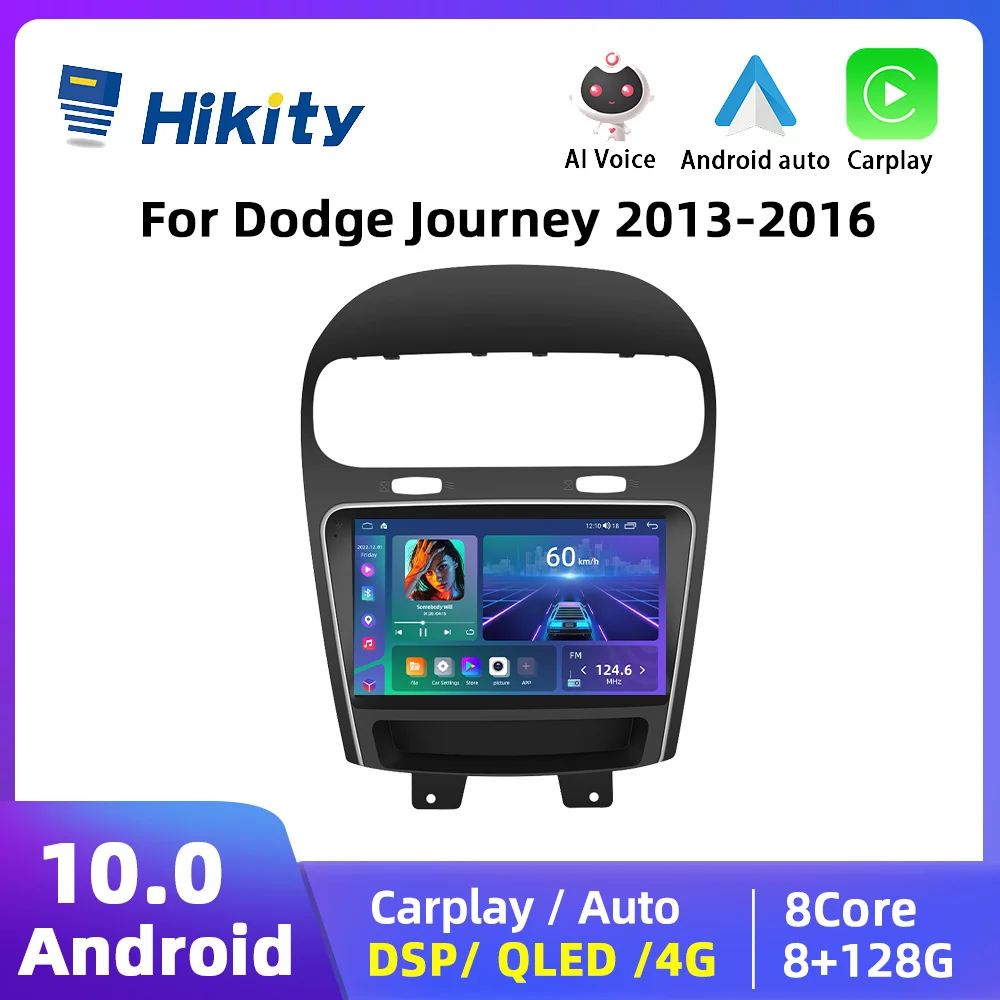 

Hikity 2din Android Car Radio For Fiat Freemont 2012-2014 Dodge Journey Multimedia Video Player Carplay Autoradio GPS Navigation