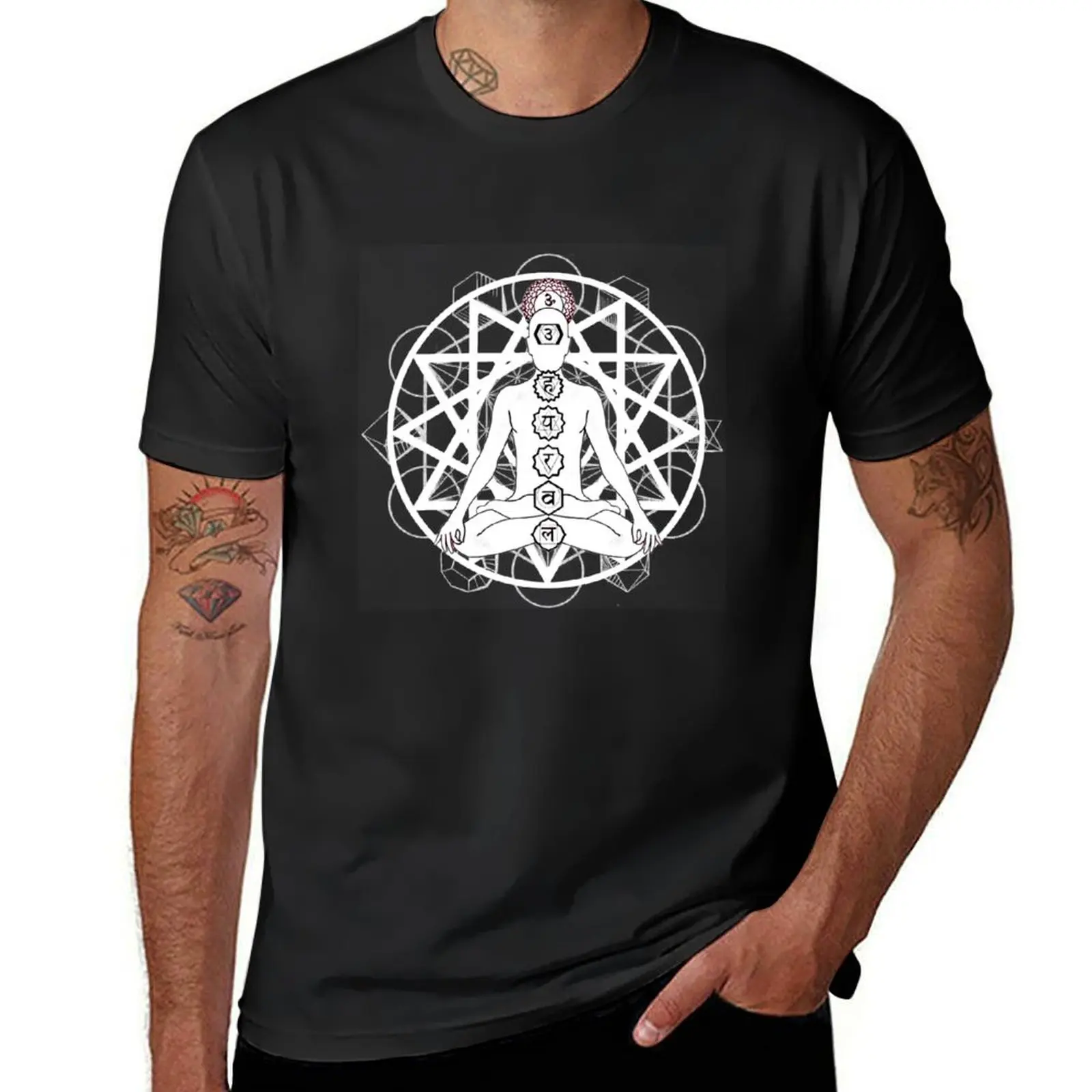 

Patterns of Progress Meditation T-Shirt summer clothes oversized tshirts for men