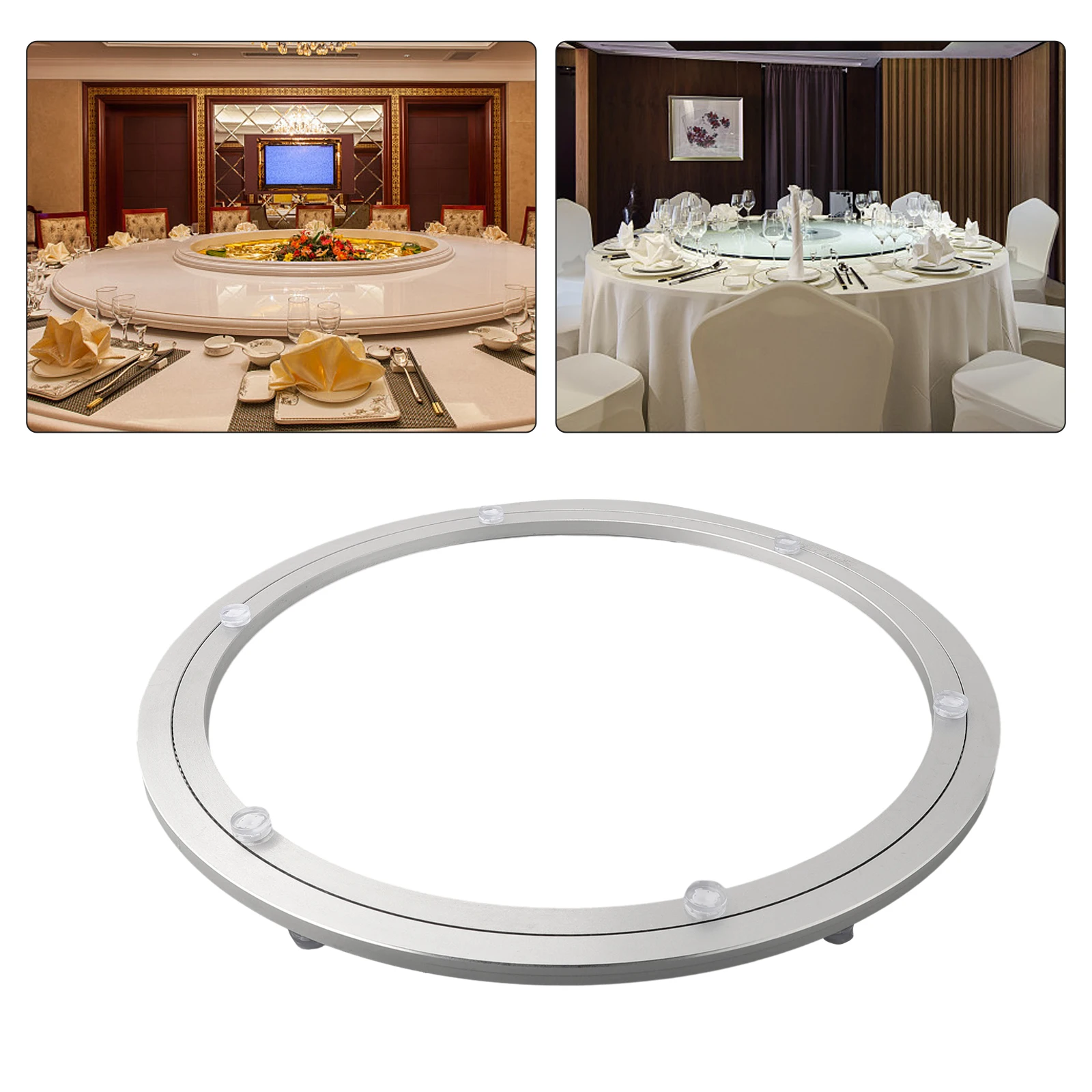 Description Picture 5 of itemHeavy Aluminium Rotating Bearing 5/8/10/12/14/16Inches Design Lazy Susan Aluminum Ball Bearing Turntable Bearings Swivel Plate