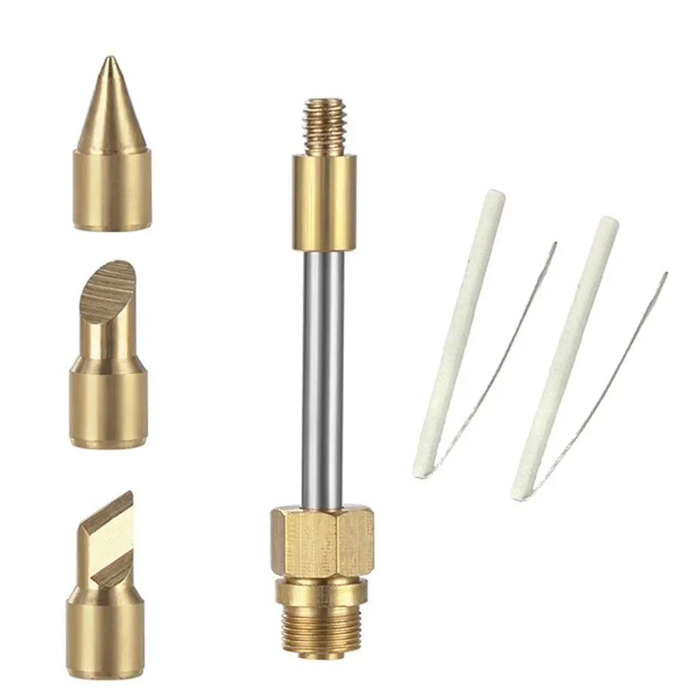 

Replacement USB Soldering Iron Tips Soldering Station Kits Corrosion Resistant Soldering Iron Head 510 Interface Solder Head