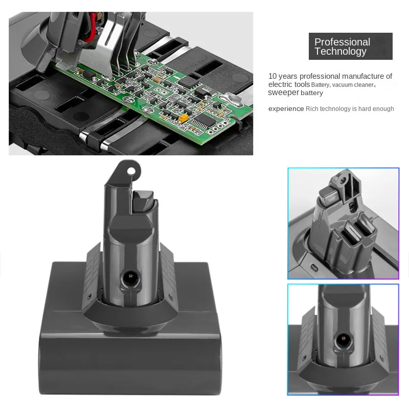 ELE ELEOPTION 21.6V Li-ion Replacement Battery for Dyson V6 DC58 DC59 DC61  DC62 SV09 SV07 SV06 SV04 SV03 Vacuum Cleaner Battery