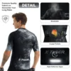Ｘ-TIGER Cycling Jersey Men Short Sleeve Cycling Fit Lightweight Fabric Simple Chinese Style Cycling Shirt with 4 Back Pockets 3