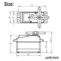 Servo RC 1/5 Servo Waterproof High Torque Servo 60Kg 80Kg 150Kg 8.4V Metal Gear Digital Servo For Redcat HPI Baja 5B SS - Image 6
