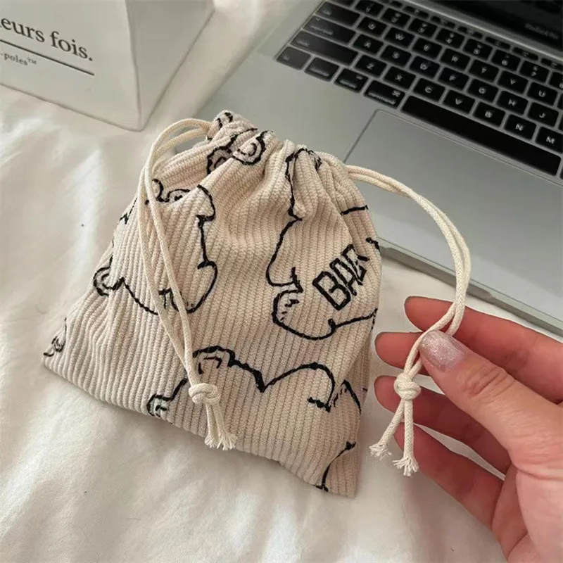 Cute Small Coin Purse Drawstring Bag Handbags Woman Girl Kids Jewelry  Lipstick Cosmetic Tote Rope Bags Storage Pouch String Bag - AliExpress