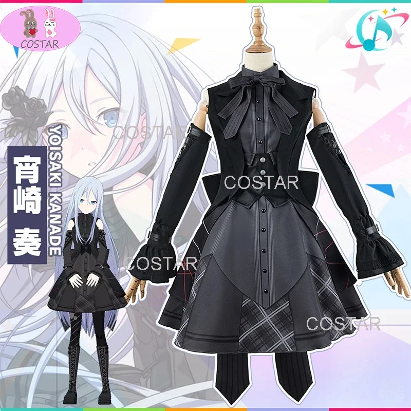COSTAR игра PJSK Yoisaki Kanade Лолита платье Косплей Костюм Хэллоуин наряды женское платье