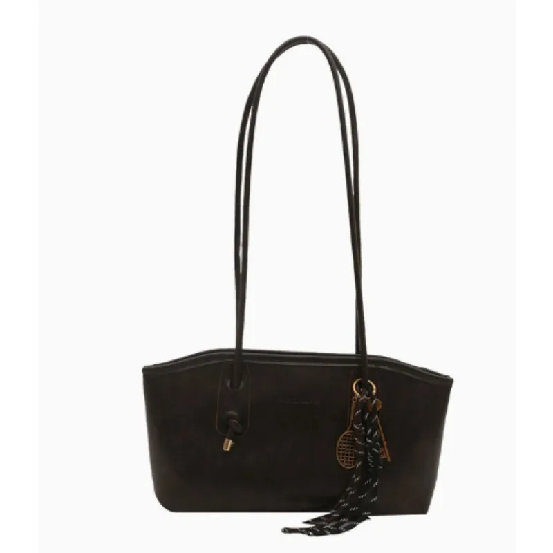 Large Capacity Women's Work Tote Bag Minimalist Solid Color PU Leather Handbag Single-Shoulder Design Versatile for Office Daily