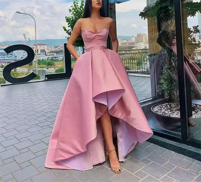 ANGELSBRIDEP Vestidos De Noche Largos Con En V, Vestido Sexy De Satén De Alta Calidad Con Lateral, Vestido Formal De Gala| AliExpress | lupon.gov.ph