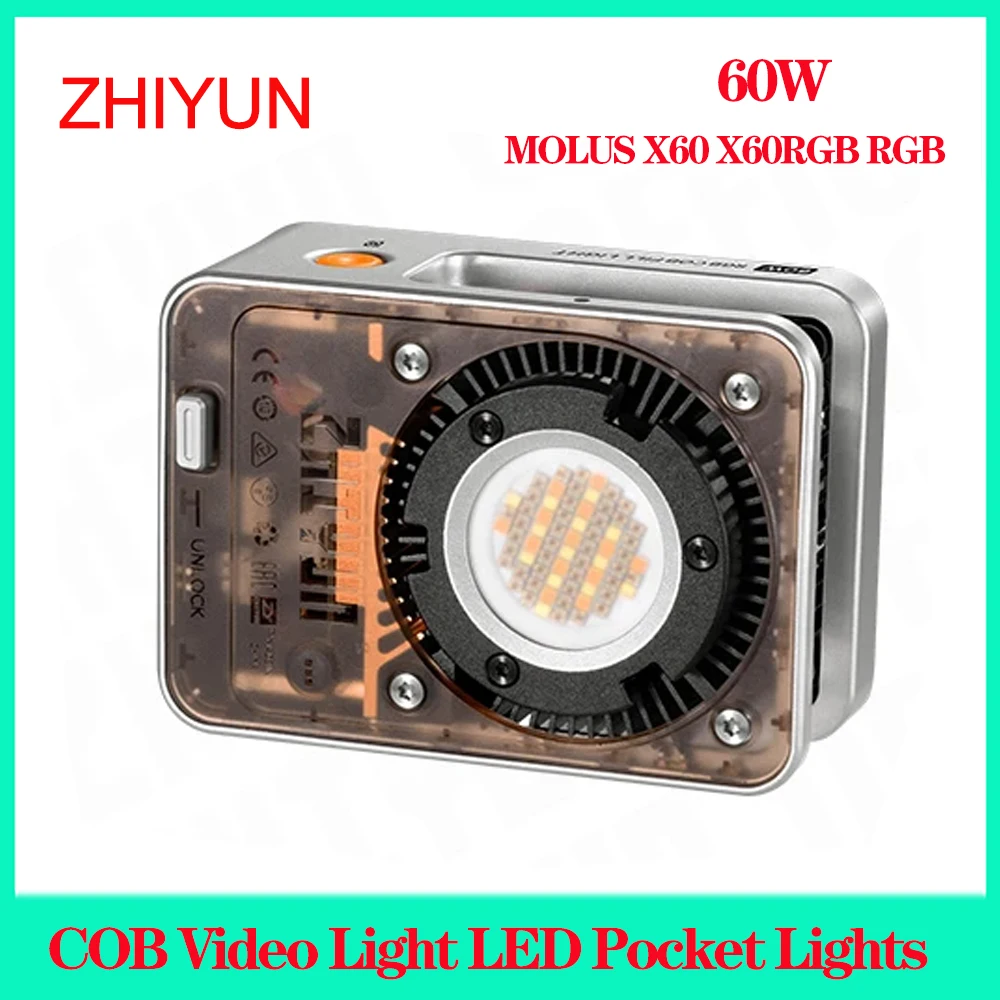 

ZHIYUN X60 X60RGB RGB 60W COB, фото-и видеосъемка