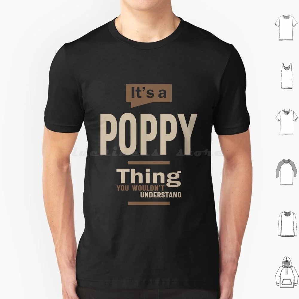 Mens It'S A Poppy Christmas Dad/Nonno Funny T Shirt Uomo Donna Bambini 6Xl Poppy Poppy Poppy Per Papavero Per Poppy Best Poppy