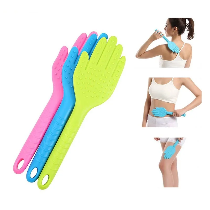 

1pcs Body Massage Gua Sha Board PVC Meridian Pat Massage Health Stick Relax Palm Massager For Neck Buttock Back Health