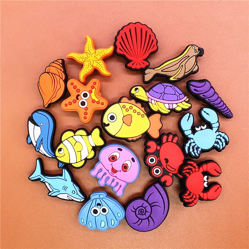 thumbnail image 2 of 15 PCS The Charm Of Ocean And Cartoon Shoes - Soft Rubber 2 of 12