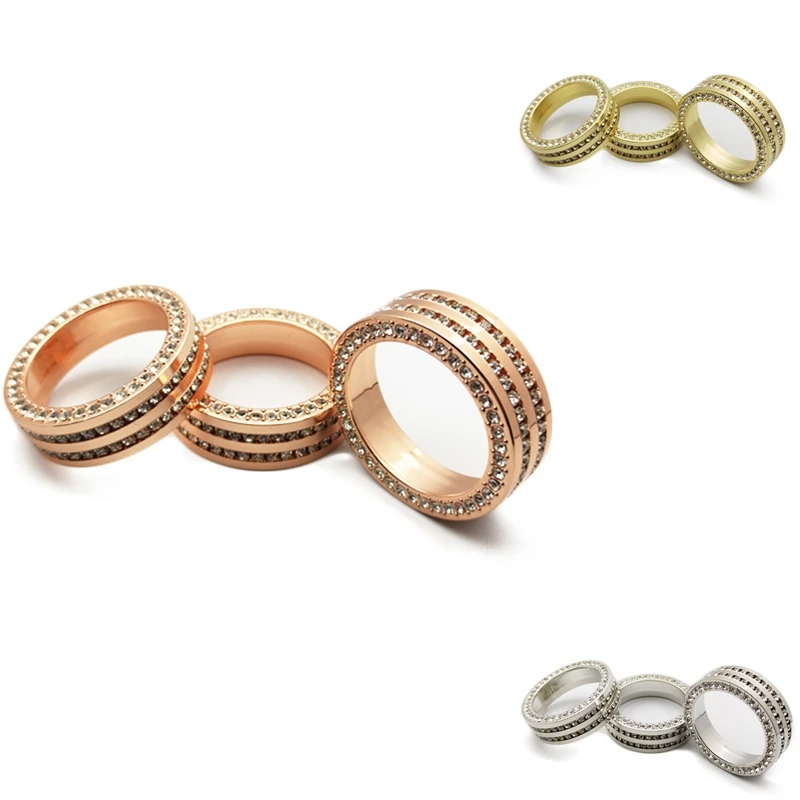 Bling Interior Fit For New Cc Magotan B8 Variant Passat Strass Crystal Air Conditioning Knob Ring