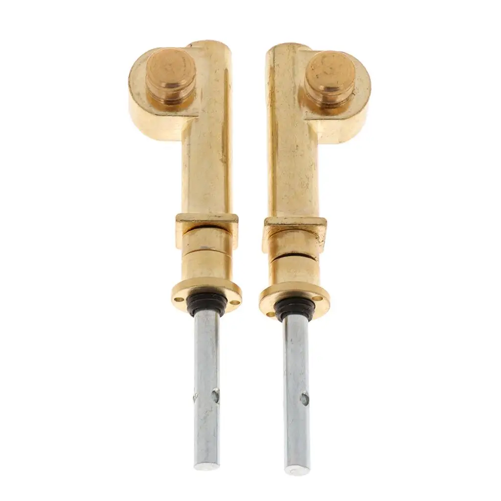2pcs Replacement Copper Axis Shaft Mechanical Axis for Erhu Accessory