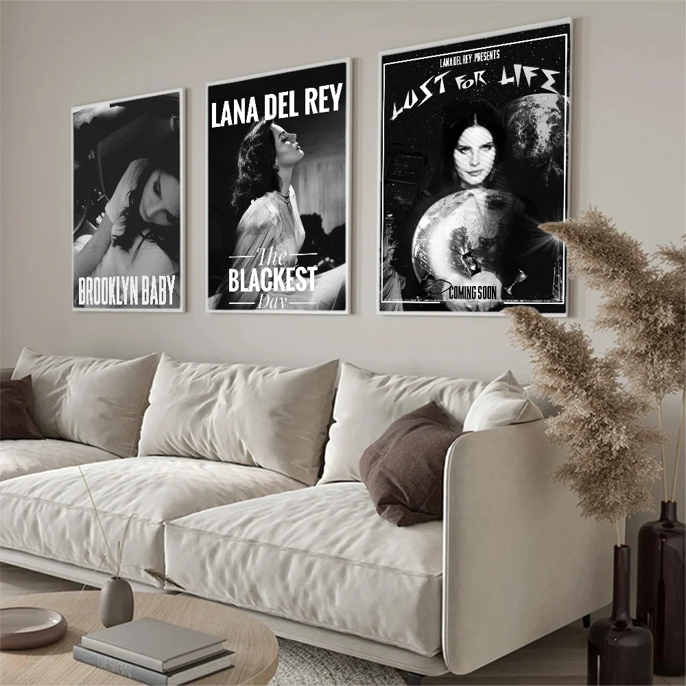 Lana Del Rey Lust for Life Poster Classic Vintage Posters HD Quality Wall Art Retro Posters for Home Room Wall Decor