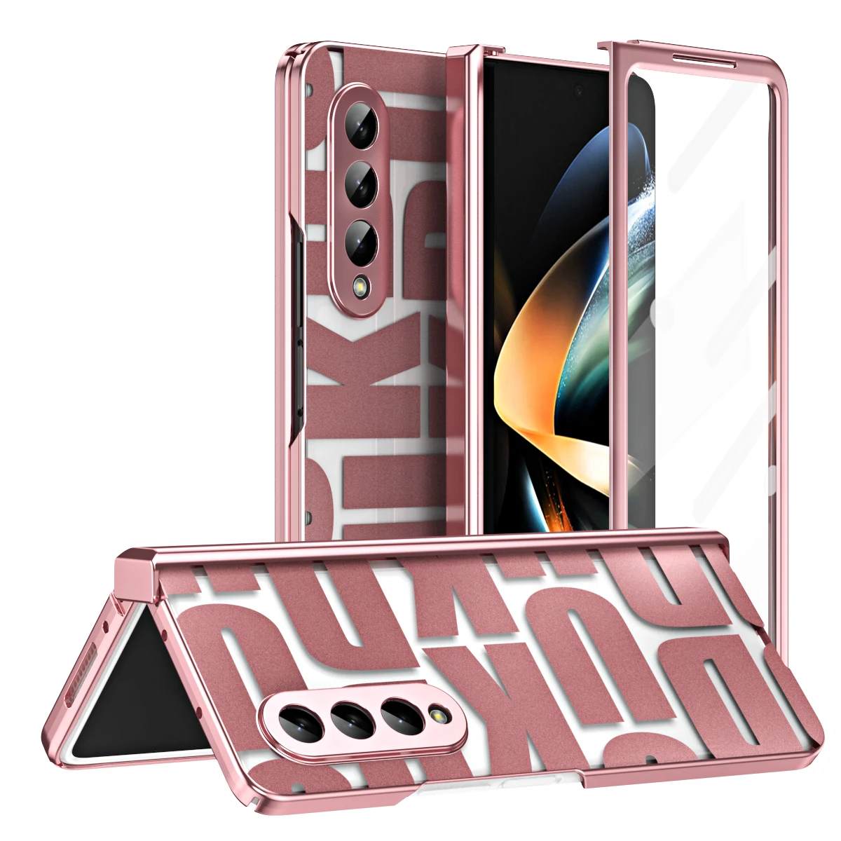 

Модный розовый чехол для Samsung Galaxy Z Fold4