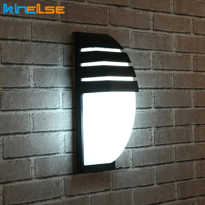 10W LED Wall Light Waterproof Porch Lights Radar Motion Sensor Villa Courtyard Garden Outdoor Lighting wall light