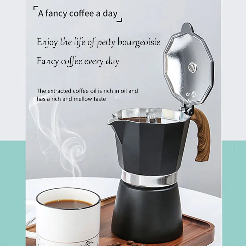 Dropship Aluminum Stovetop Espresso Coffee Maker; Stove Top Coffee Maker  Mocha Pot to Sell Online at a Lower Price