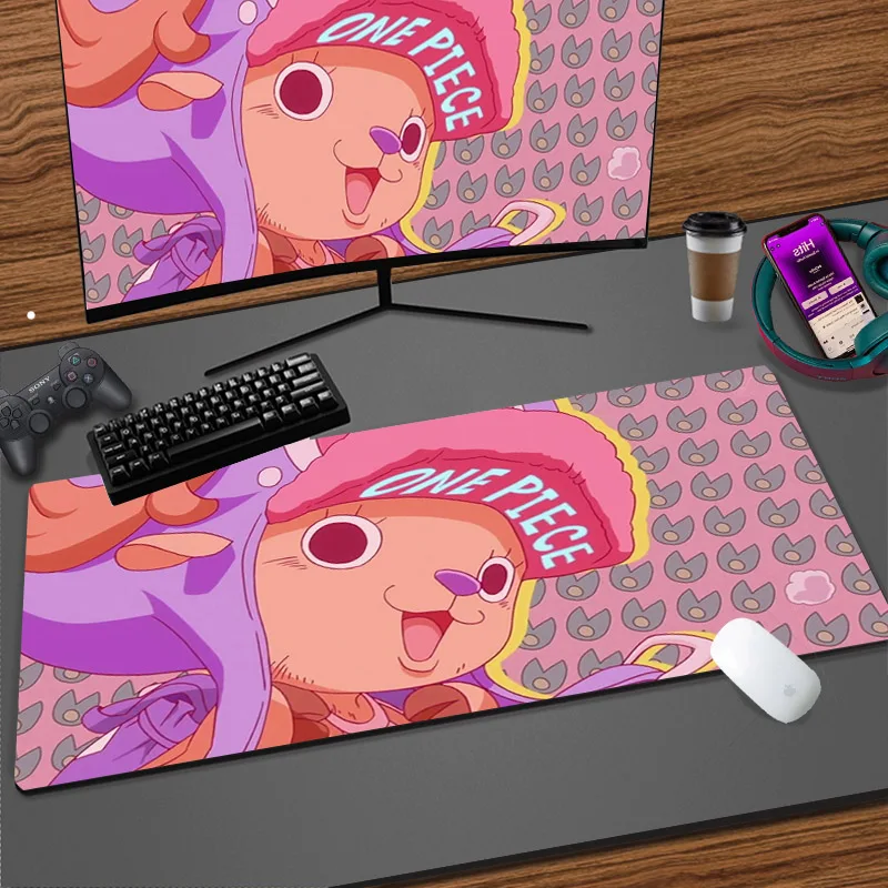 

Anime Laptop Mouse Pad ONE PIECE Large Keyboard Office Soft Mousepad Game Accessories PC Table Mat XL Kawaii Tony Chopper Carpet