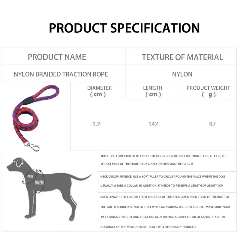 2 Way Braided Nylon Dual Dog Leash Double Lead Rope Strong Pet Leash Walking Running Leads For Couplers With Soft Padded Handle