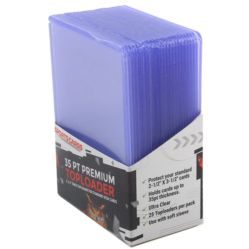 25 pièces manchons de cartes en plastique dur collecteur étanche porte-carte protecteurs couverture PVC sac de carte multi-fonction stockage porte-carte