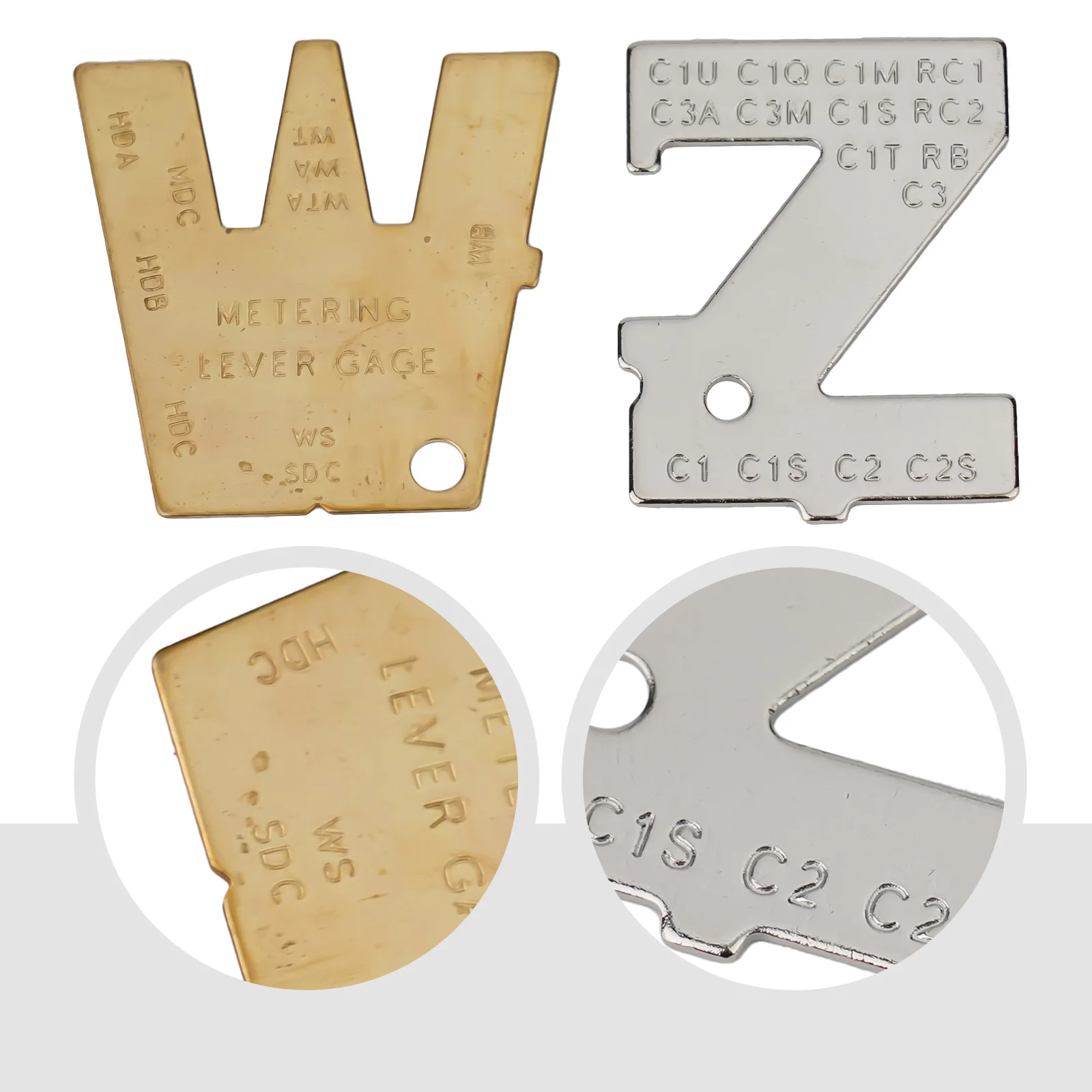 Metering Lever Tool For Walbro And For Zama 500-13-1 ZT-1 C1, C1S, C2, C2S Measurement Accessories Parts Metal