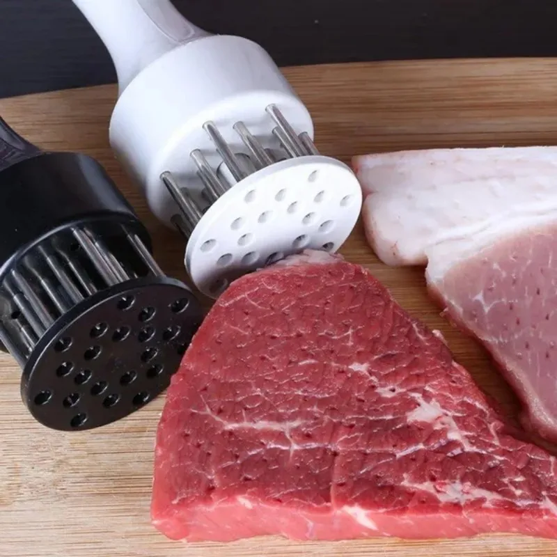 Stainless Steel Meat Tenderizer PS Handle Profession Knife Meat Beaf Steak Mallet Tenderizer Hammer Pounder Cooking Tools