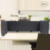 Desk Divider Modern Stand Up Desk Store ReFocus Raw Clamp-On Acoustic Desk Divider Mounted Privacy Panel Sound Blocking Desk 4