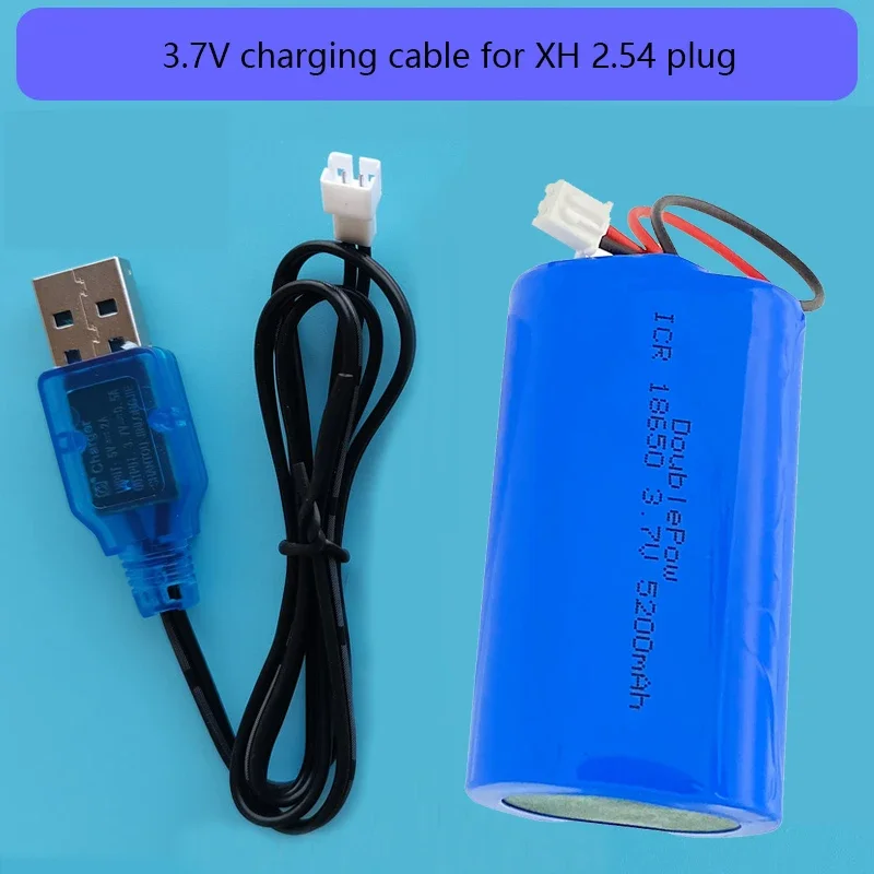 USB charging cable XH 2.54 plug/PH2.0 plug charger with indicator light protection for 3.7V battery battery charger battery charger adapter