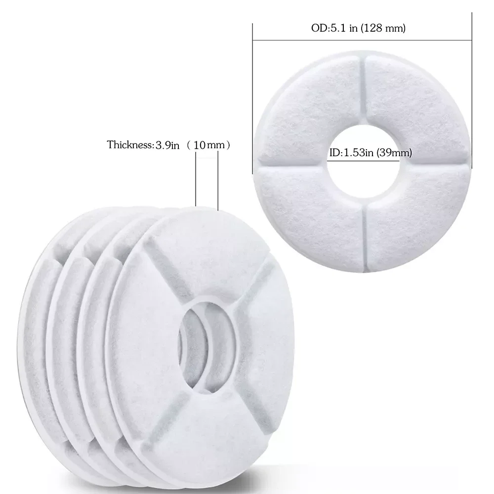 6/12PCS Pet Dog Cat Water Fountain Filters Flower Replacement Filter Drinking Pet Supplies Dog Accessories 3