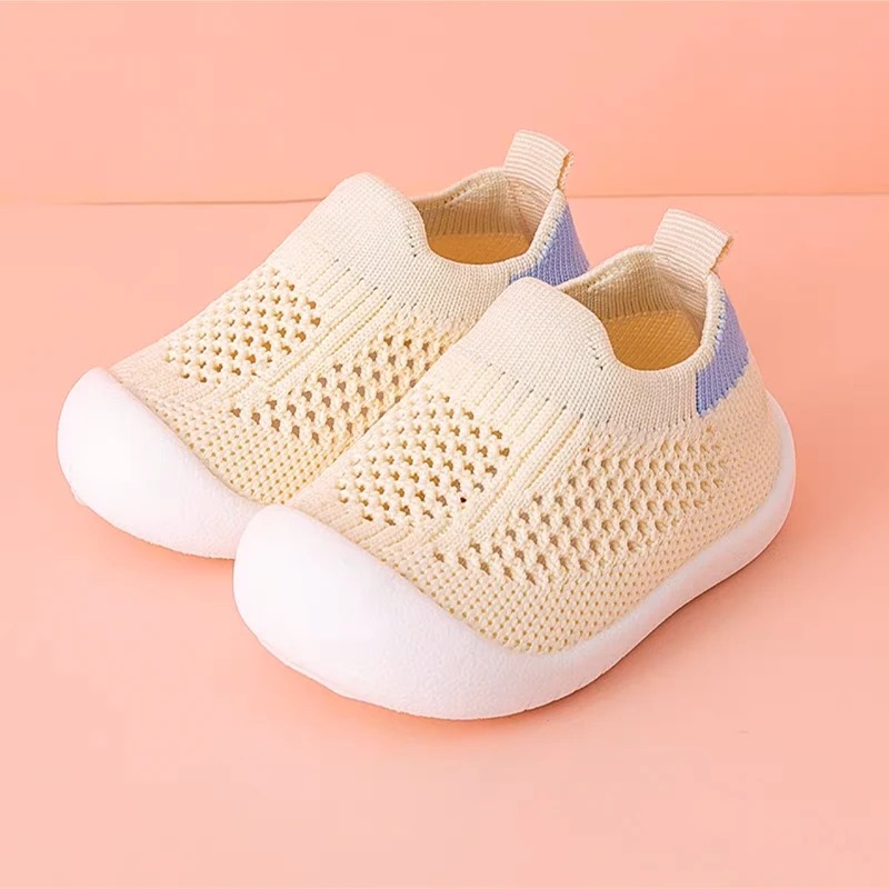 Mesh Shoes Baby Boys Girls Breathable Non Slip First Walkers Spring and Summer