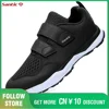 Santic Casual Mountain Bike Shoes Fits SPD Pedal Men's Cycling Shoes Rubber Sole 3D Mesh Fabric Multi-purpose Running Sneakers 1