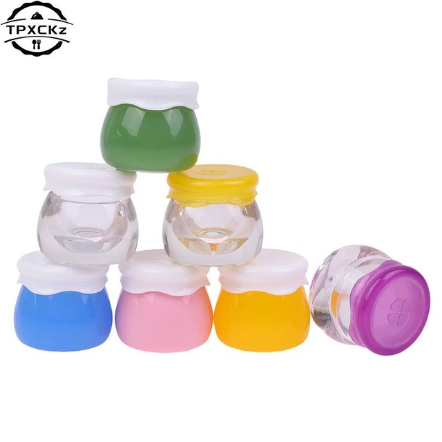 Small Glass Containers With Lids Glass Food Storage Containers Reusable  Sauce Containers Mini Glass Storage Jars - Bottles,jars & Boxes - AliExpress