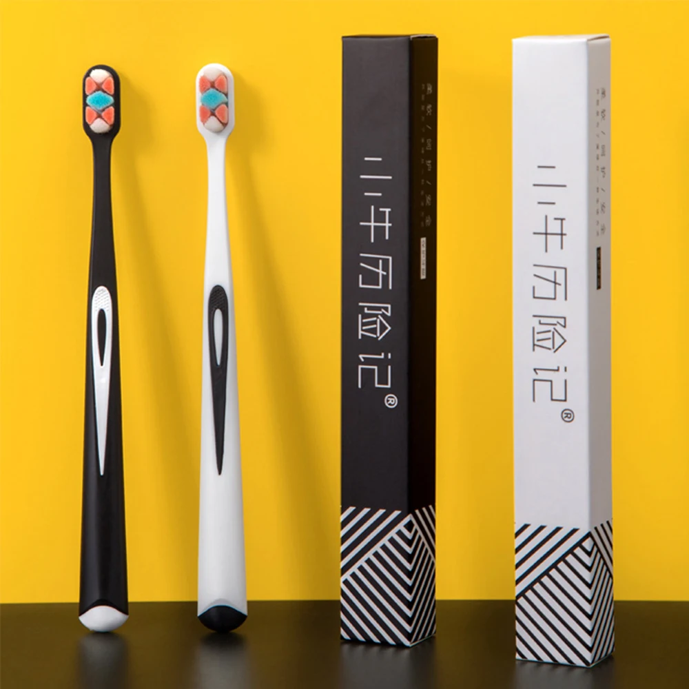 Tooth Brush Oral Hygiene Care Ultra-fine Soft Hair Eco Friendly Portable Travel Fiber Nano with Box Y-kelin,tooth brush