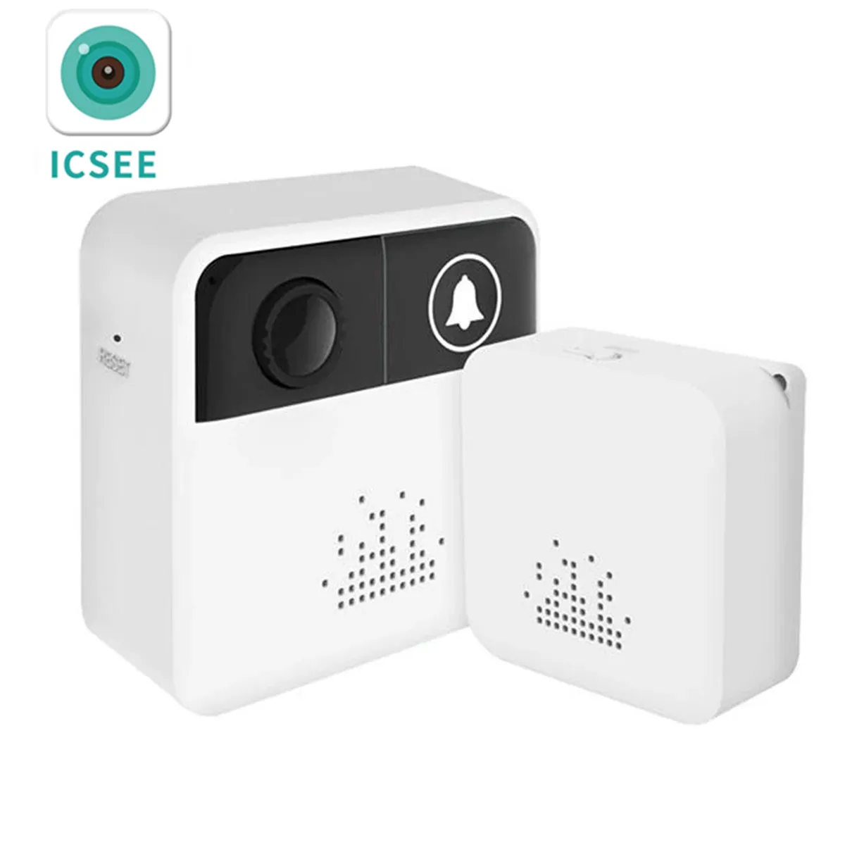 

Icsee APP WIFI IP Doorbell AAA Battery Long Time Standby Video Door Phone Intercom Visual Doorbell Peephole Viewer