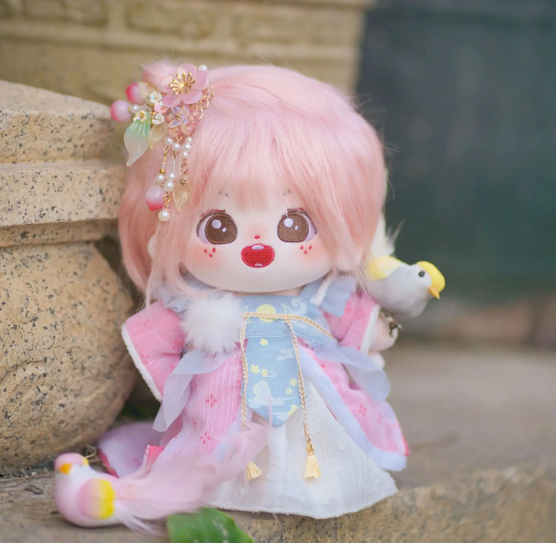 

Кукла-идол с оранжевыми волосами 20 см, плюшевые хлопковые куклы, мягкие детские плюши, куклы без атрибутов, коллекционные игрушки для фанатов, детские подарки