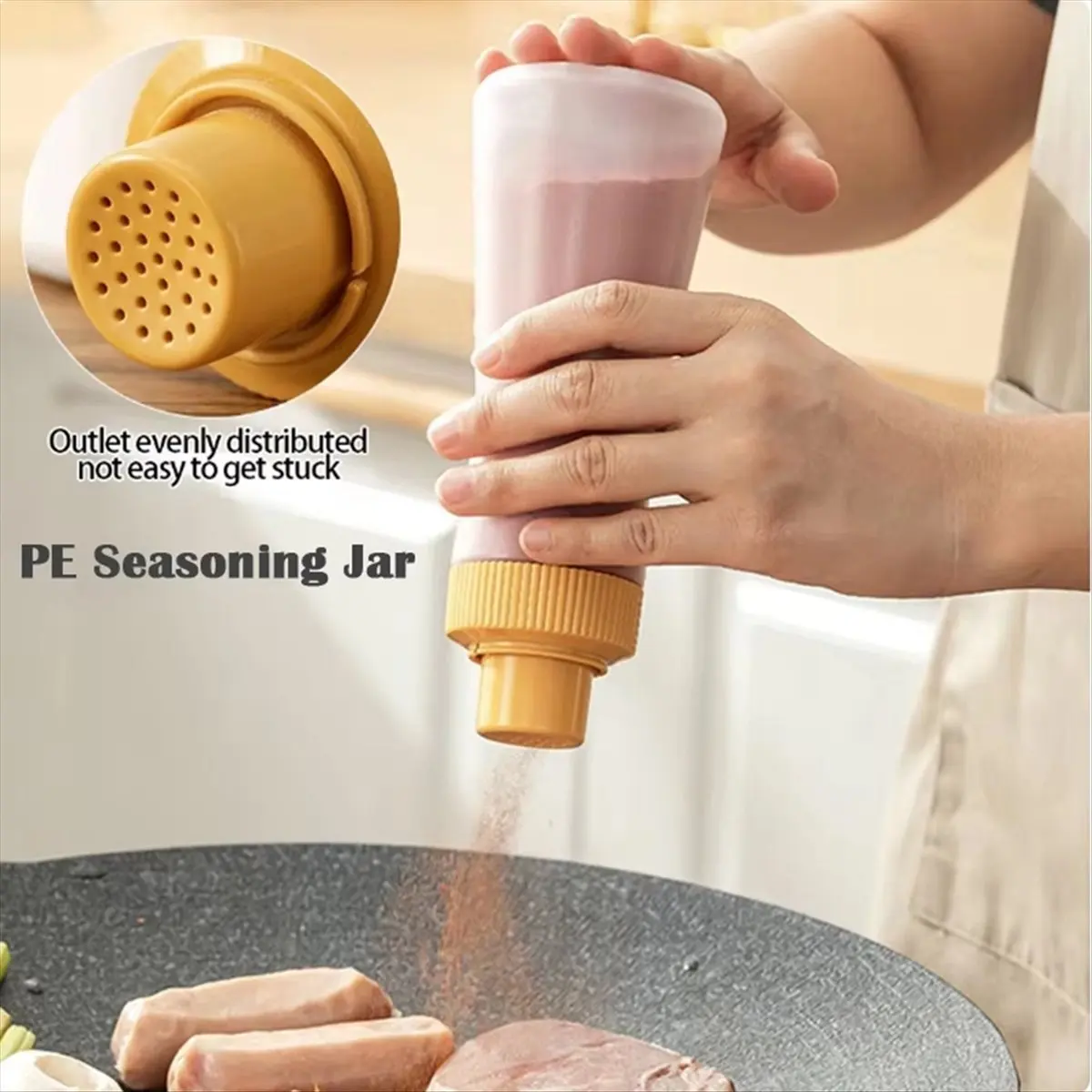 2026 Trend Kitchen Seasoning Bottle BBQ Seasoning Bottle Powder Bottle Salt Bottle Pepper Bottle Salt Shaker Seasoni