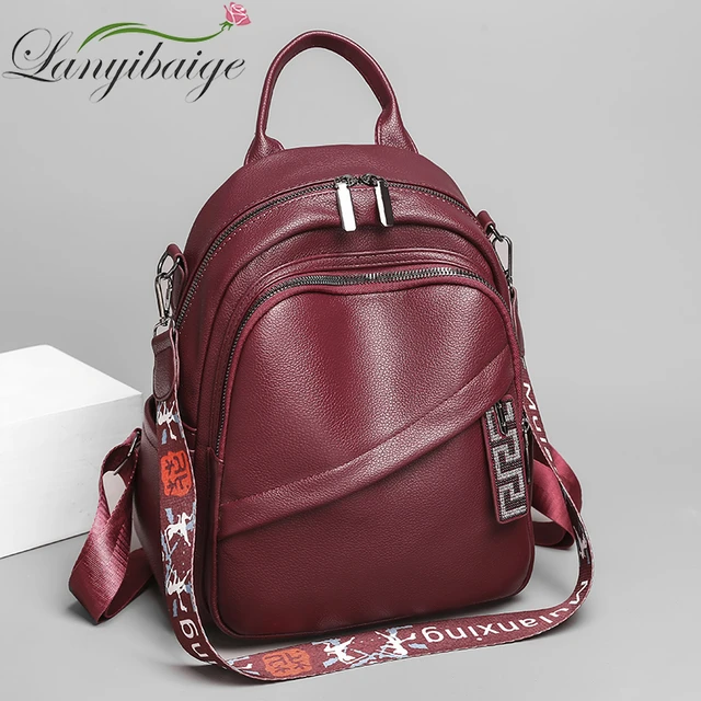 Luxury Backpack Women Brand Designer Backpack PVC Fabric Anti-theft  Schoolbag New Fashion Large Capacity Backpack Girl Backpacks - AliExpress